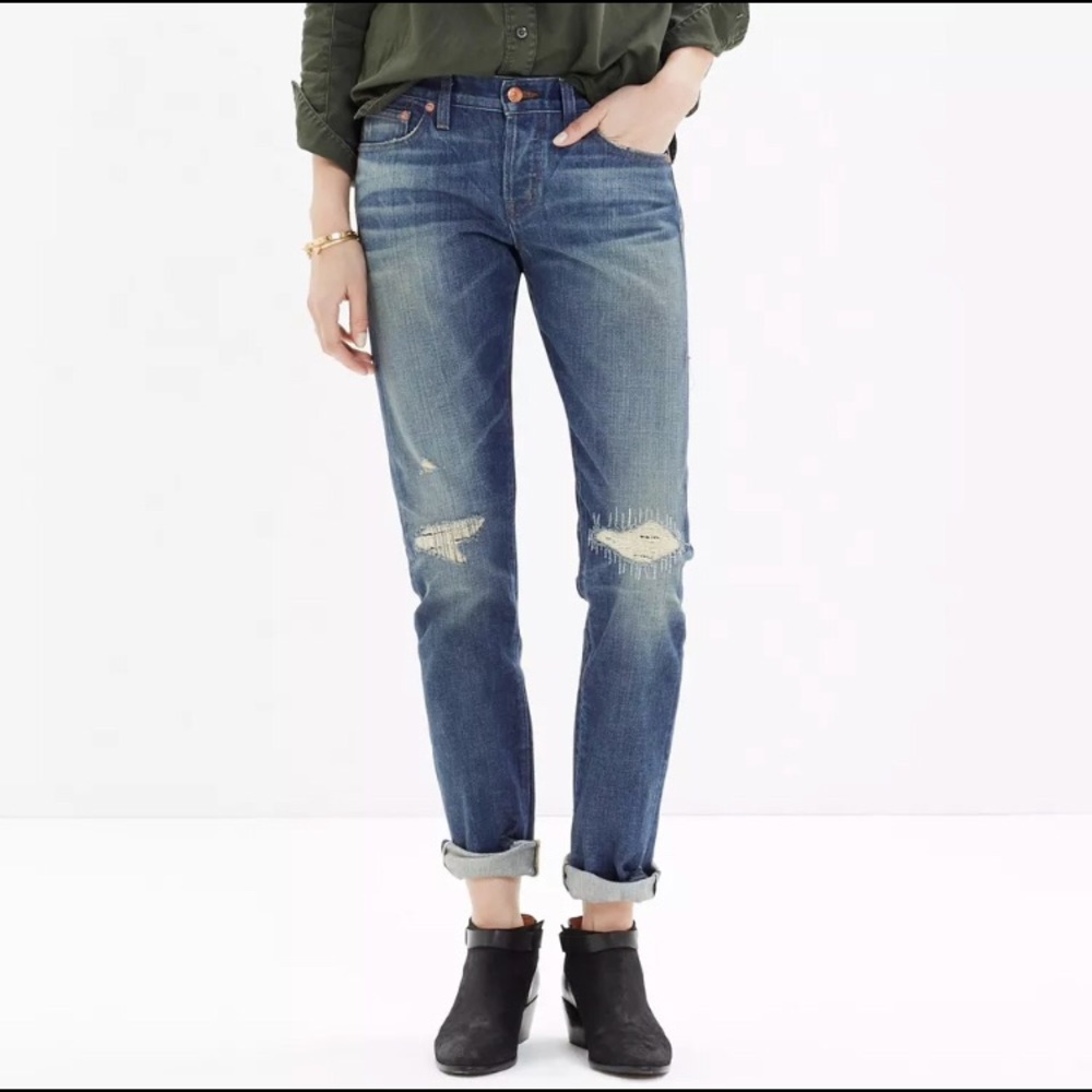 Madewell sz 29 Rivet & Thread Selvedge Slm Boyjean